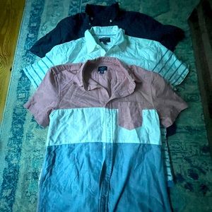 SHORT SLEEVE AMERICAN EAGLE BUTTON DOWN SHIRTS BUNDLE